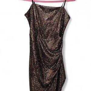 Emerald Sundae Sequin Dress